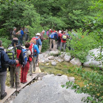 Sardinia Sardegna Trekking Hiking Trail Su Gorroppu Supramonte Reaching Gola