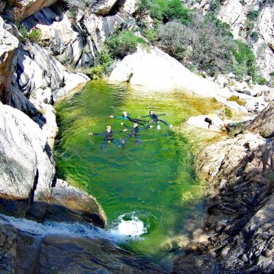 Canyoning Pitrisconi Piscina Toboga Tuffo