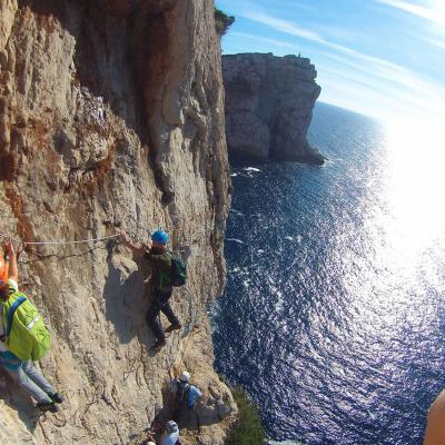 Cabirol Ferrata Gruppo Su Verticale