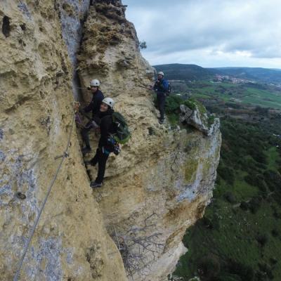 Sardinia Via Ferrata Giorr A Good Exposed Point