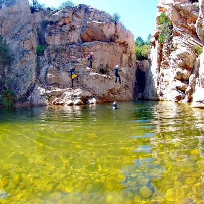 Canyoning Pitrisconi Tuffo Dopo La Prima Calata